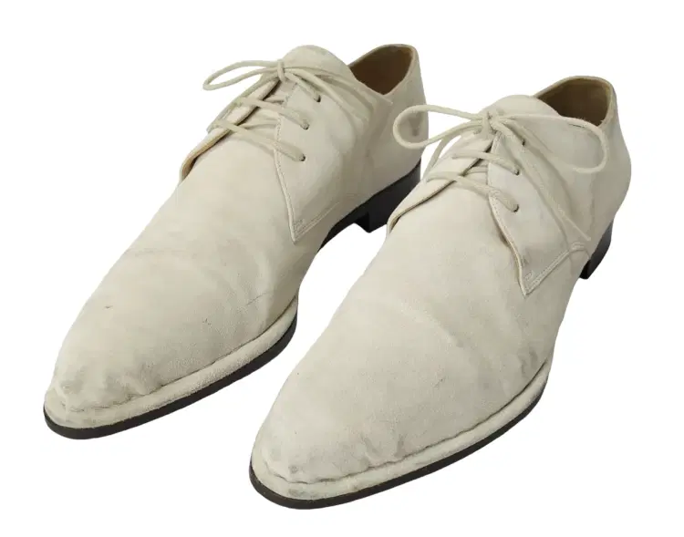 Size 41 - Jacquemus White Leather Oxford Lace Ups Shoes-Hover-Image