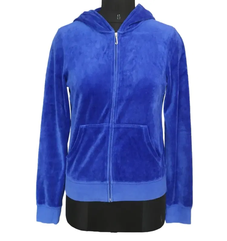 Juicy Couture Velour Track Pants with Zip Hoodie-Hover-Image