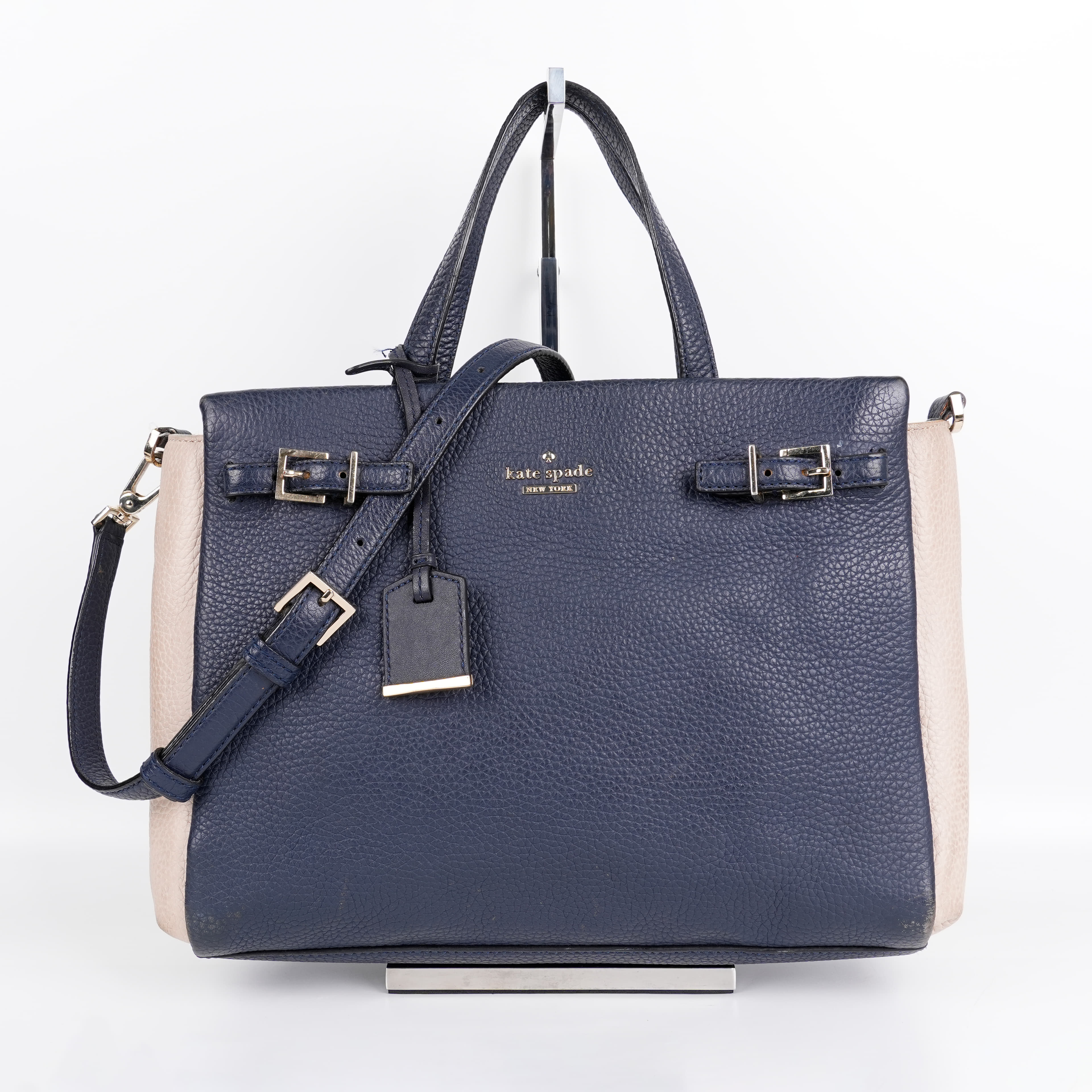 Kate Spade Holden Street Lanie Two Tone Leather Satchel