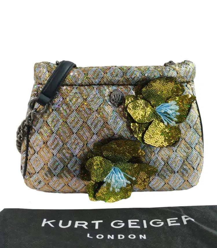 Kurt Geiger Sequin Chain Shoulder Bag-Hover-Image