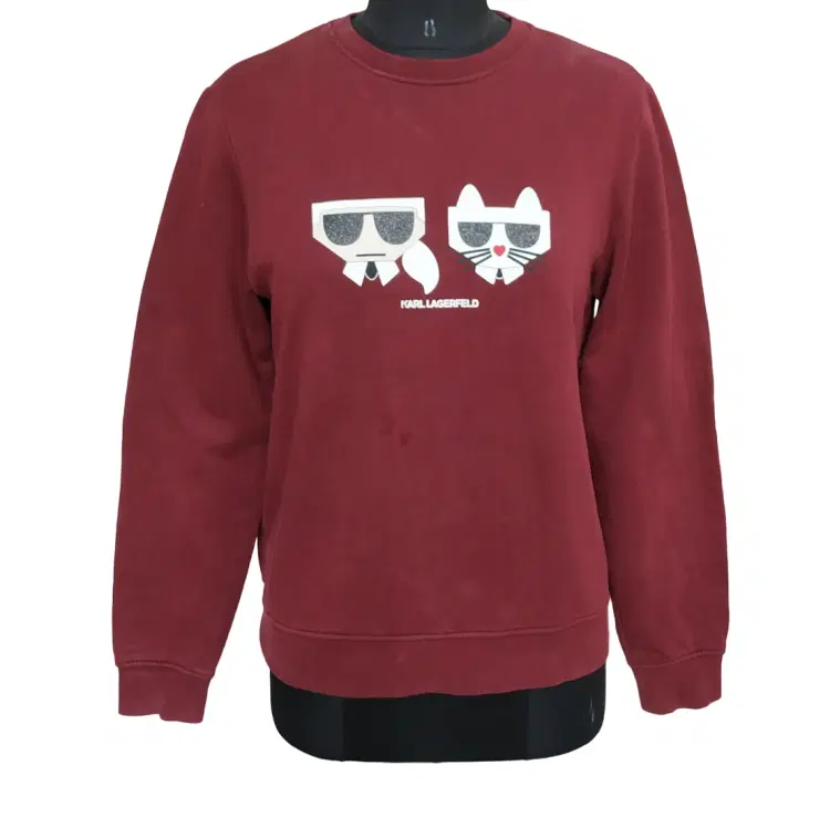 Karl Lagerfeld Red Sweatshirt-Hover-Image