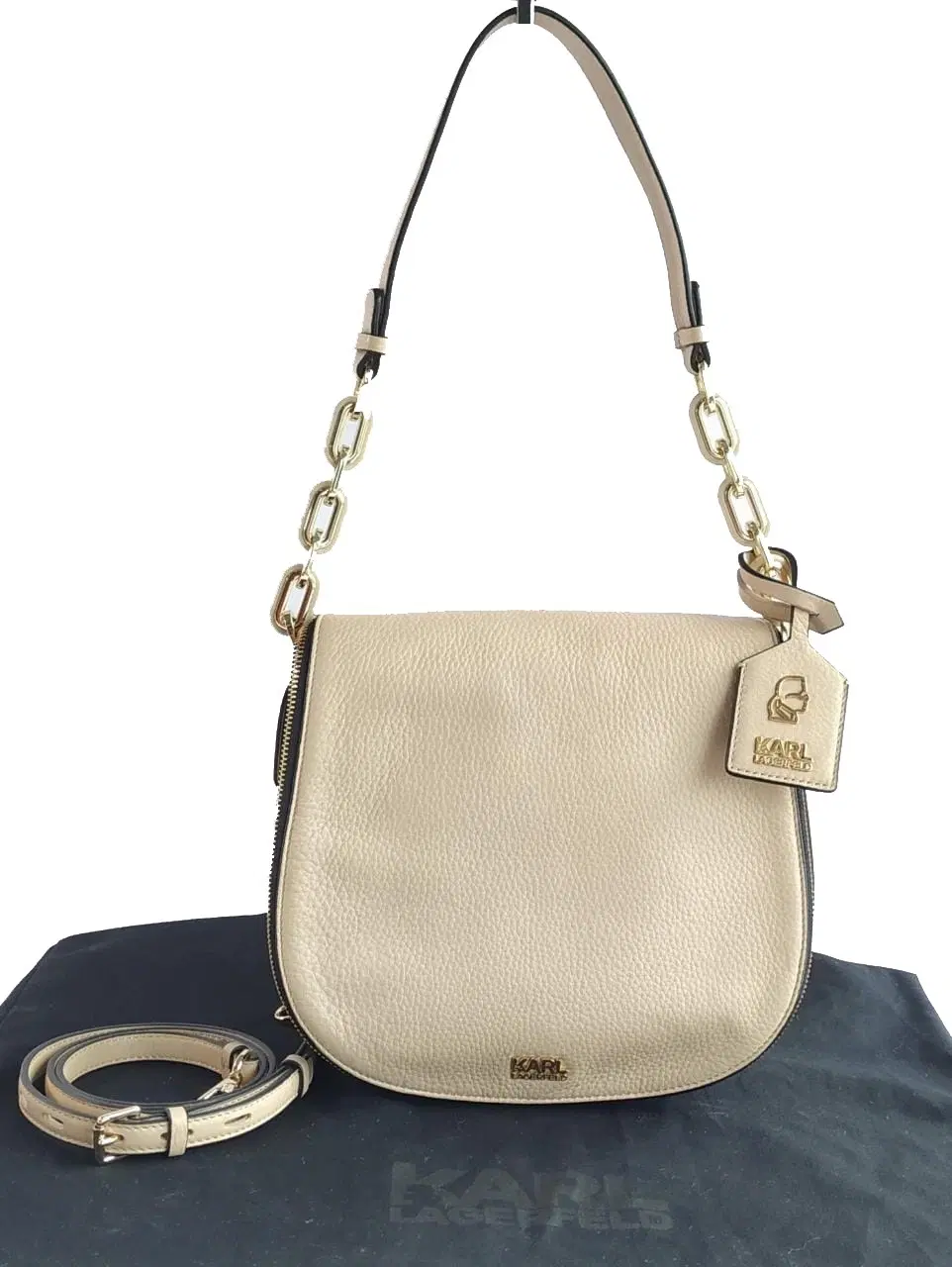 Karl Lagerfeld K/Grainy Satchel