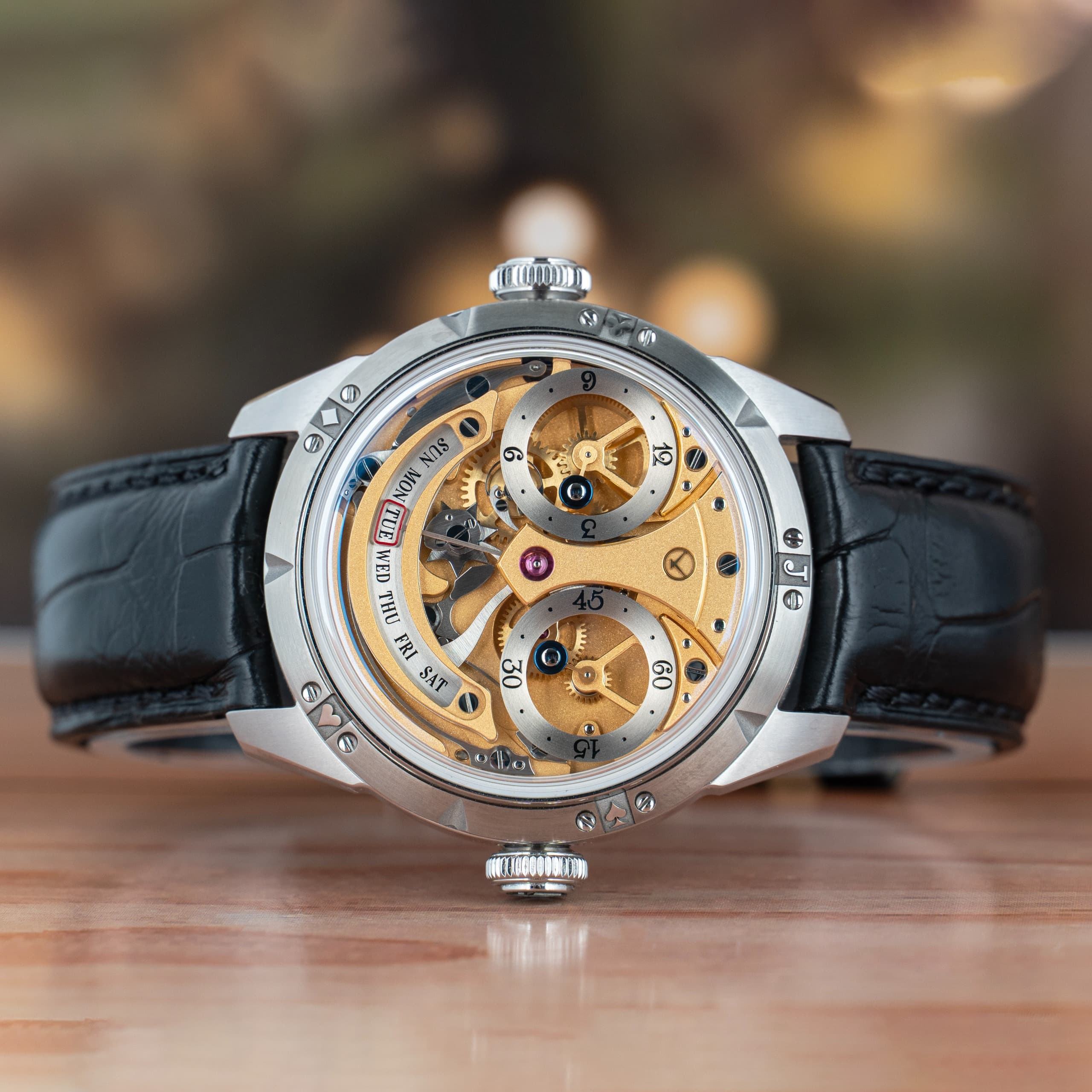 Konstantin Chaykin Joker Golden Mask 40 MM Gold Dial Automatic Watch