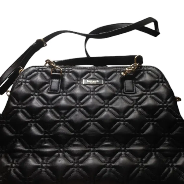 Kate Spade Signature Black Tote Bag-Hover-Image