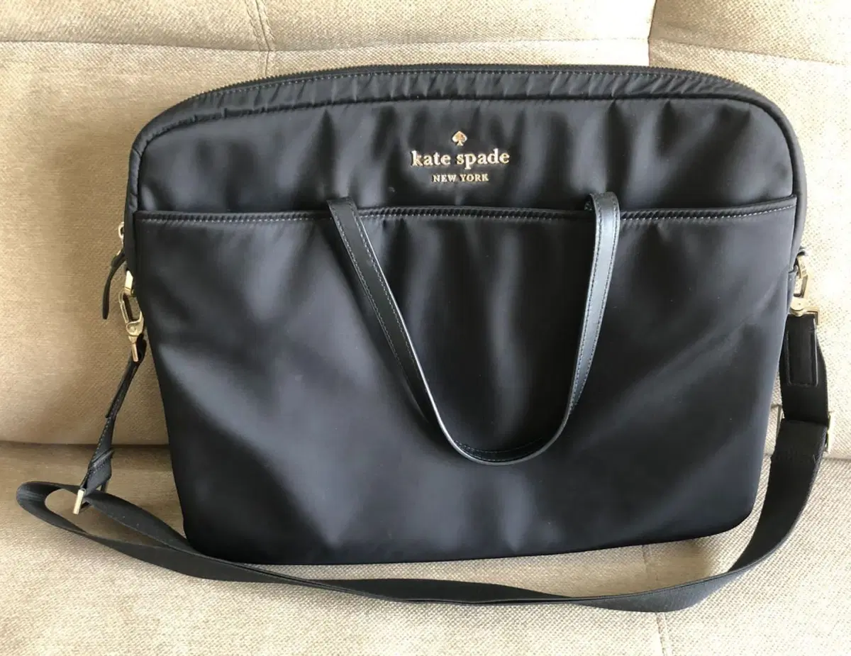 Kate Spade Black Nylon Laptop Bag | Luxepolis India