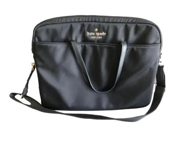Kate Spade Black Nylon Laptop Bag
