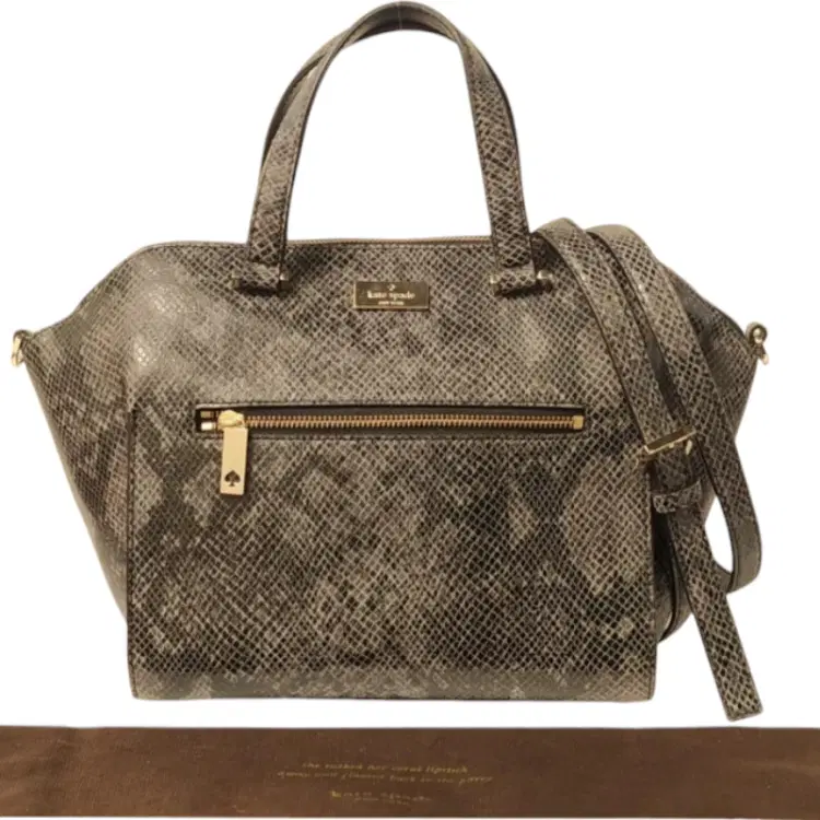Kate Spade Parliament Savannah Exotic Snake Print Satchel-Hover-Image