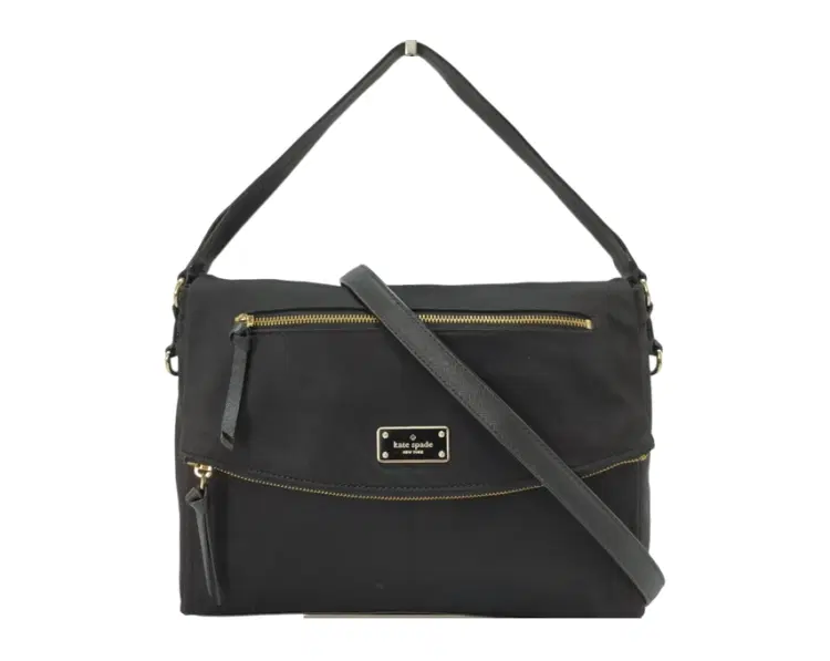 Kate Spade New York Blake Avenue Lyndon Nylon Shoulder Black Purse Convertible-Hover-Image
