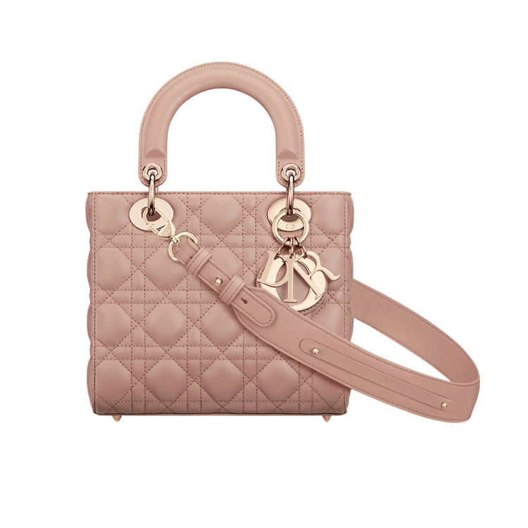 Lady Dior My ABCDior Bag In Blush Cannage Lambskin-Hover-Image