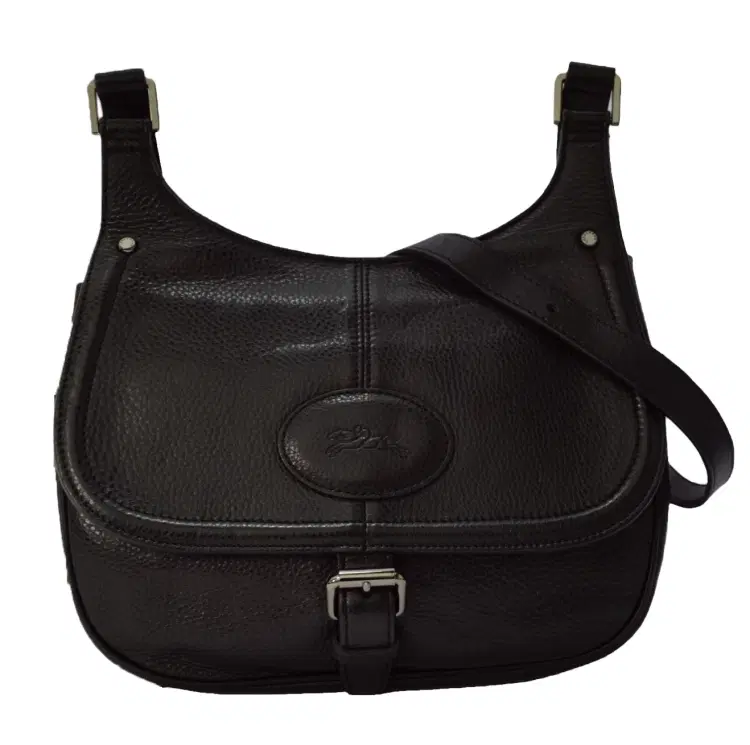 Longchamp Black Leather Saddle Bag Cross Body 5700000275-Hover-Image