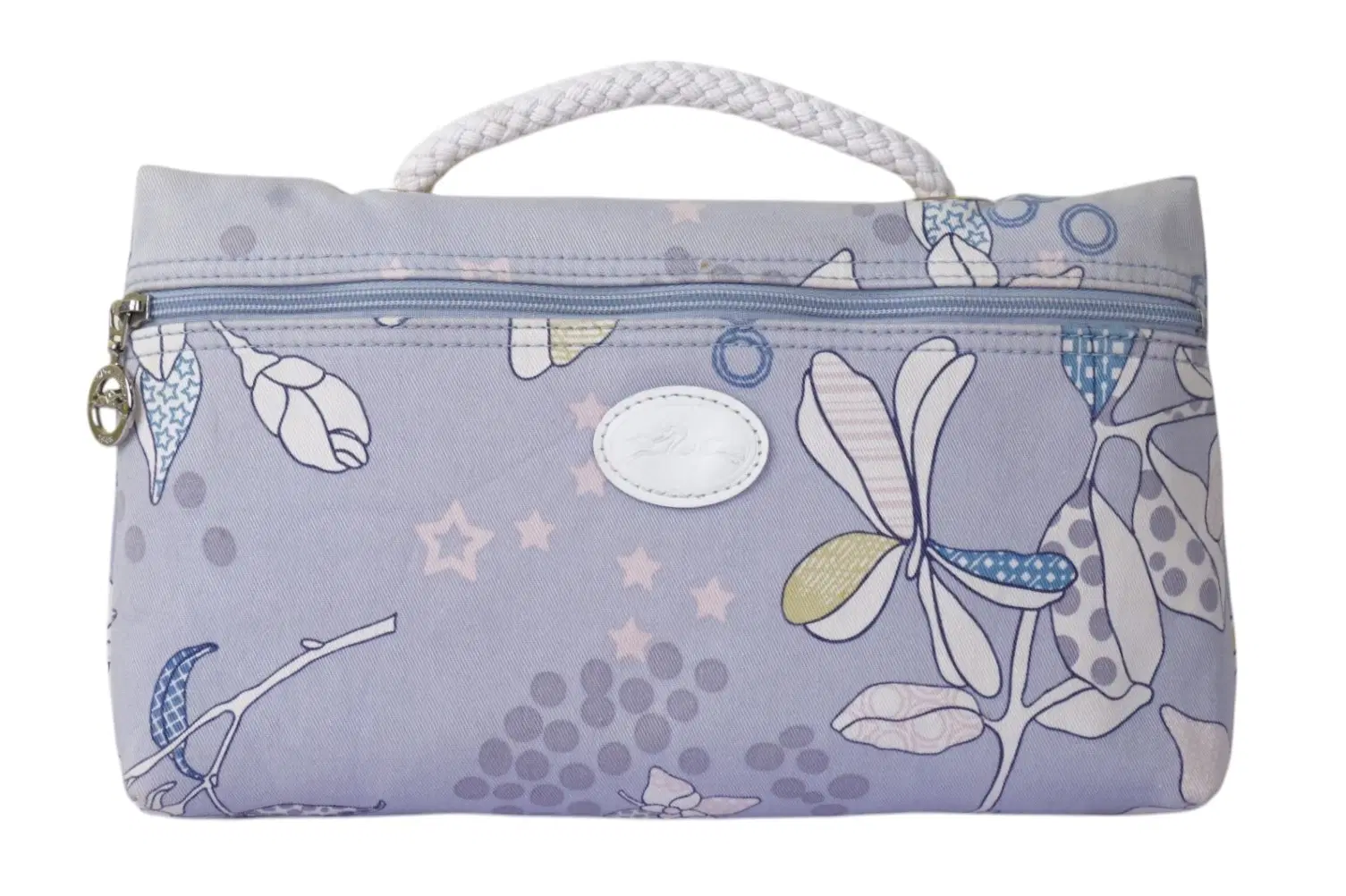 Longchamp Grey Printed Handbag