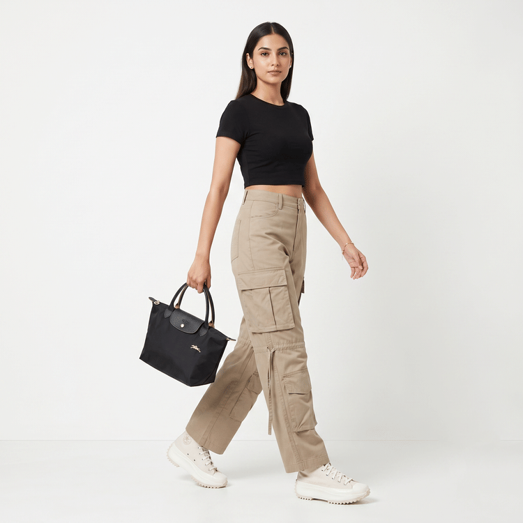 Longchamp Le Pliage Club Small Top-Handle Tote Bag-Hover-Image