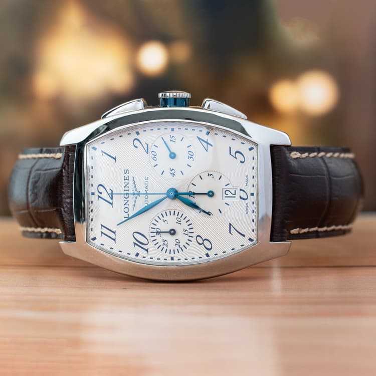 Longines Evidenza 35 MM Steel Automatic Men Watch-Hover-Image