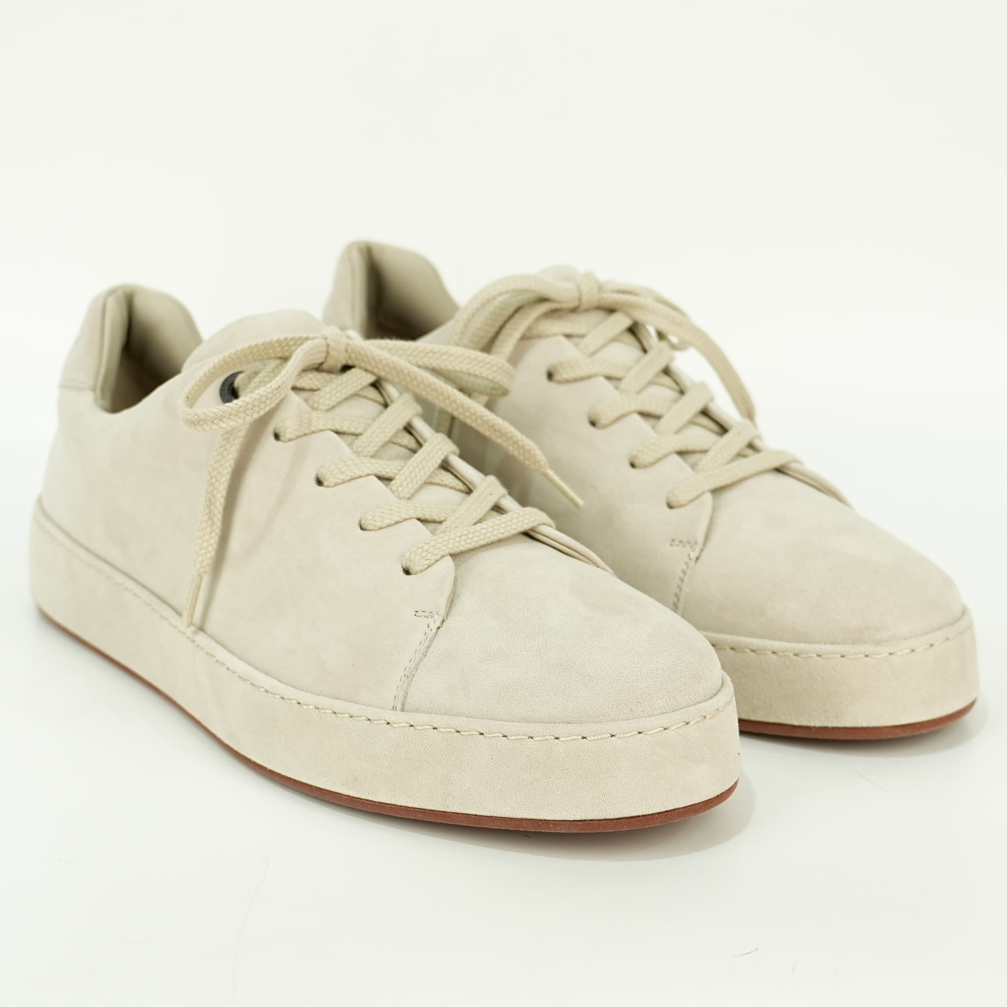 Size 41 - Loro Piana Grey Nuages Suede Sneakers