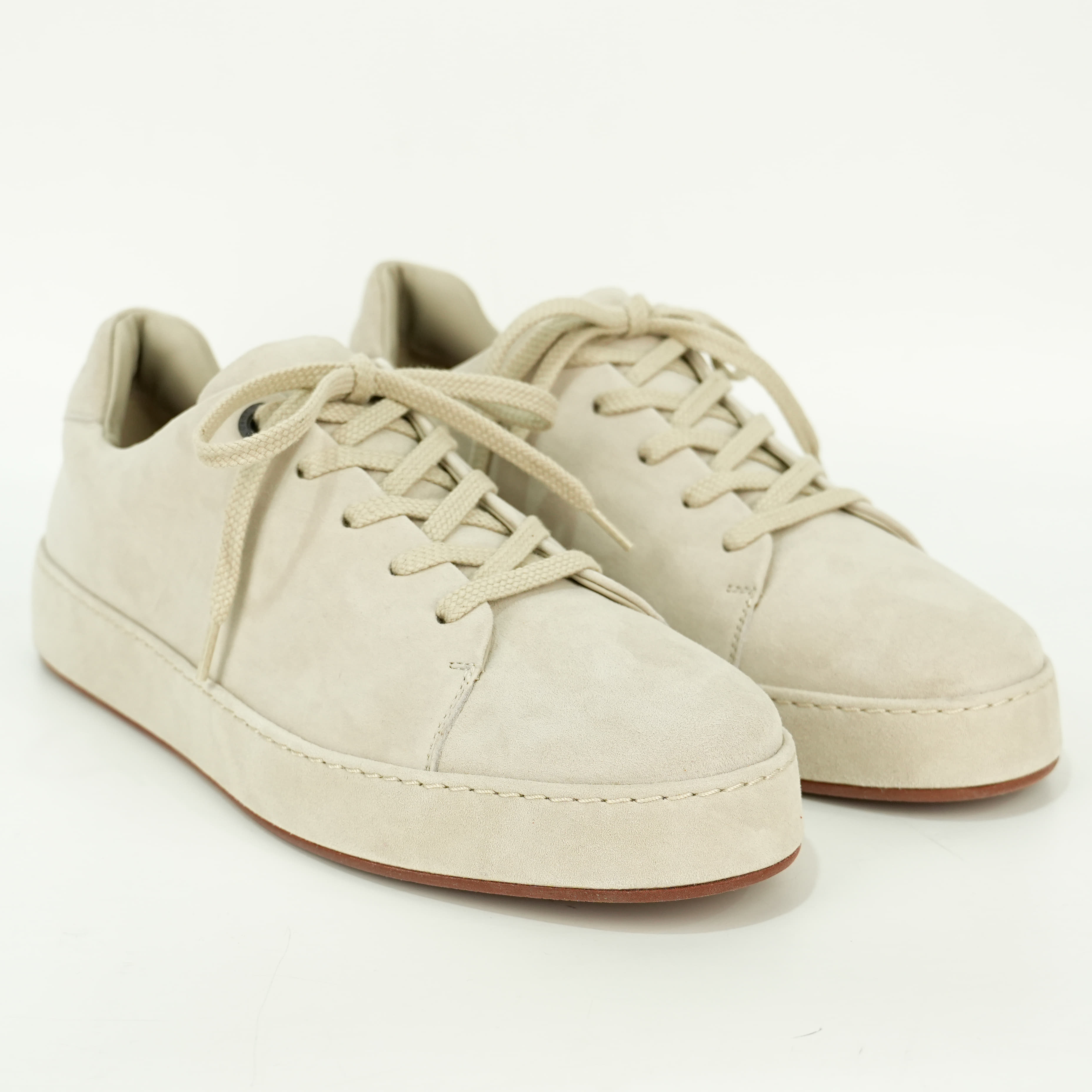 Size 41 - Loro Piana Grey Nuages Suede Sneakers
