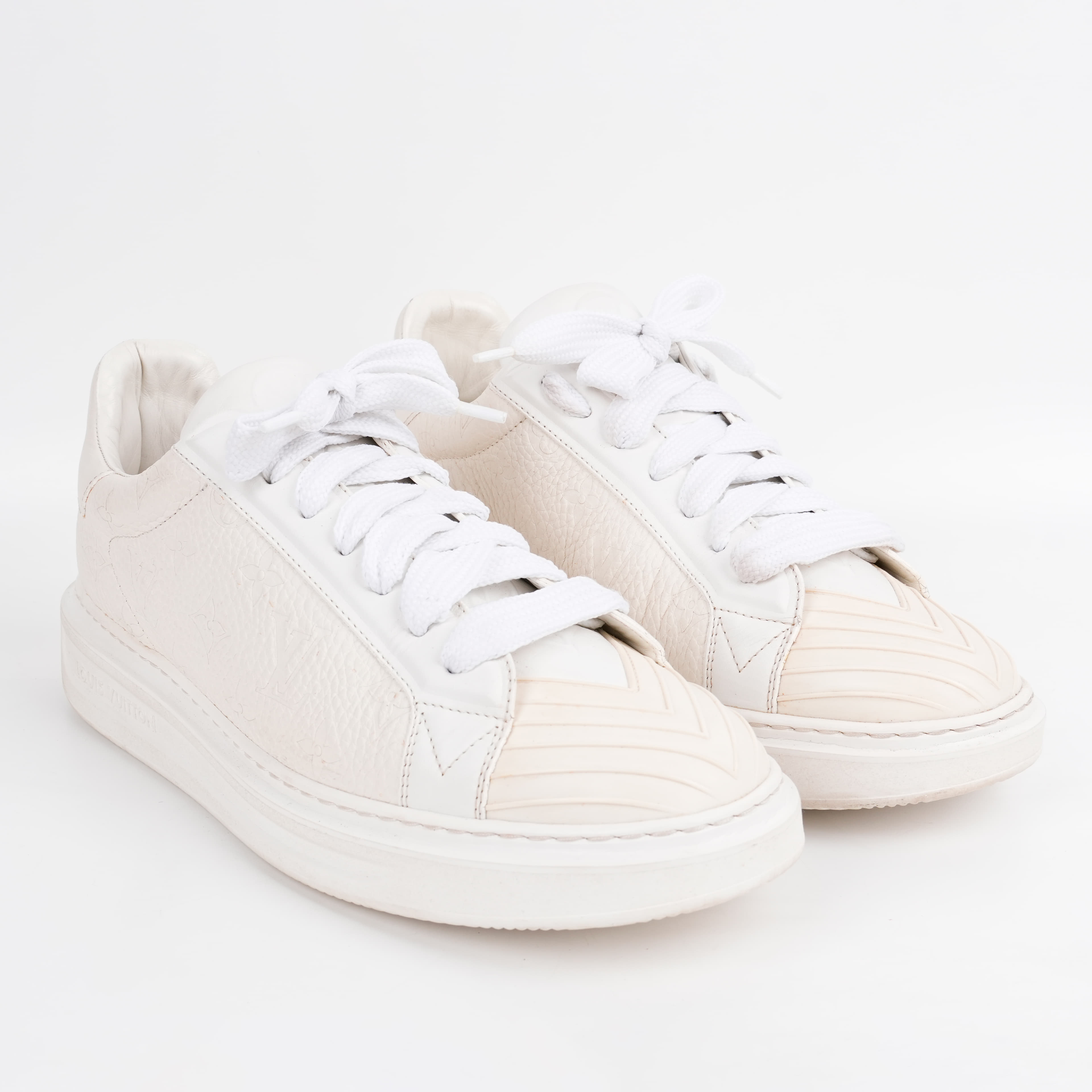 Louis Vuitton White Monogram Blaster Sneakers