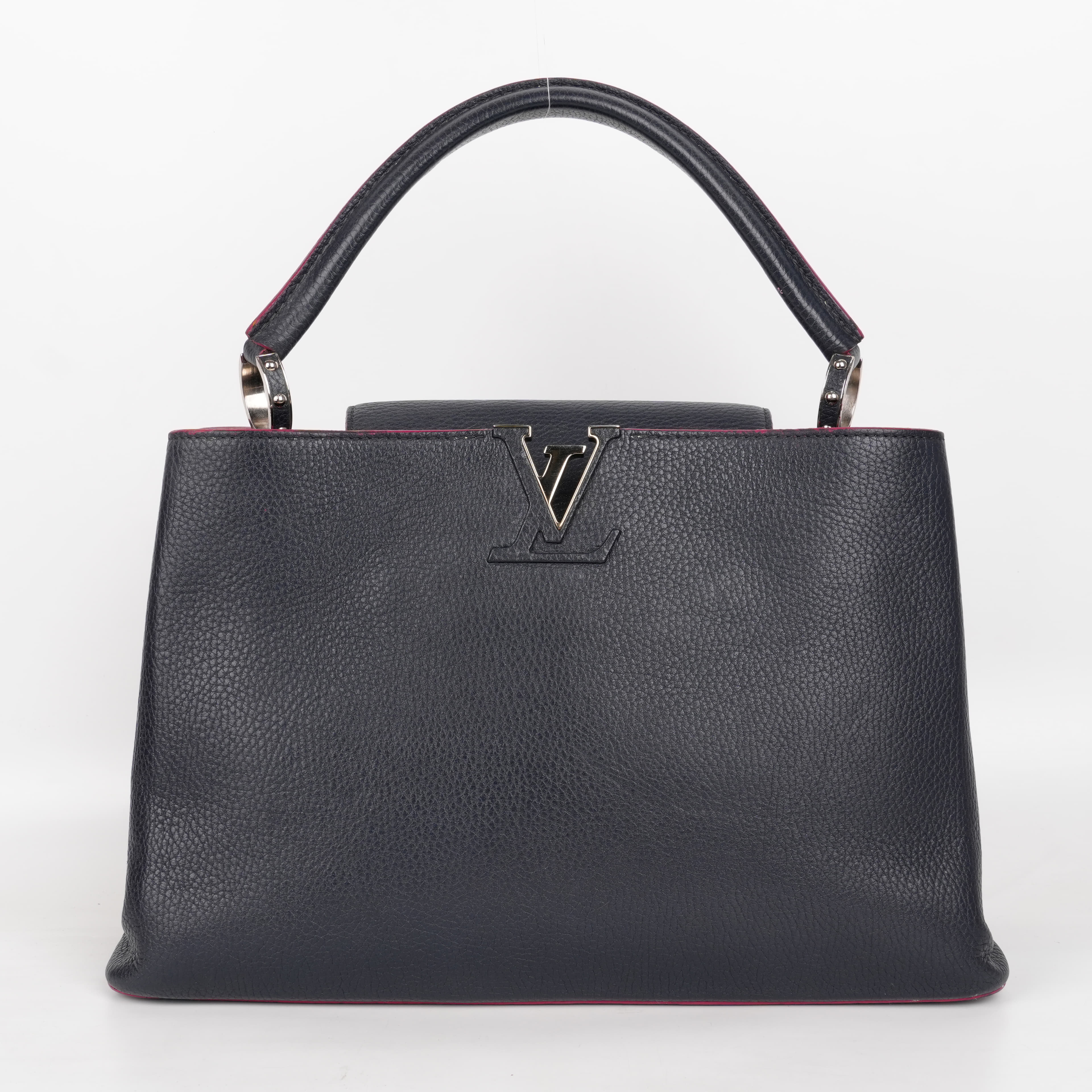 Louis Vuitton Capucines MM Taurillon Pink Lining