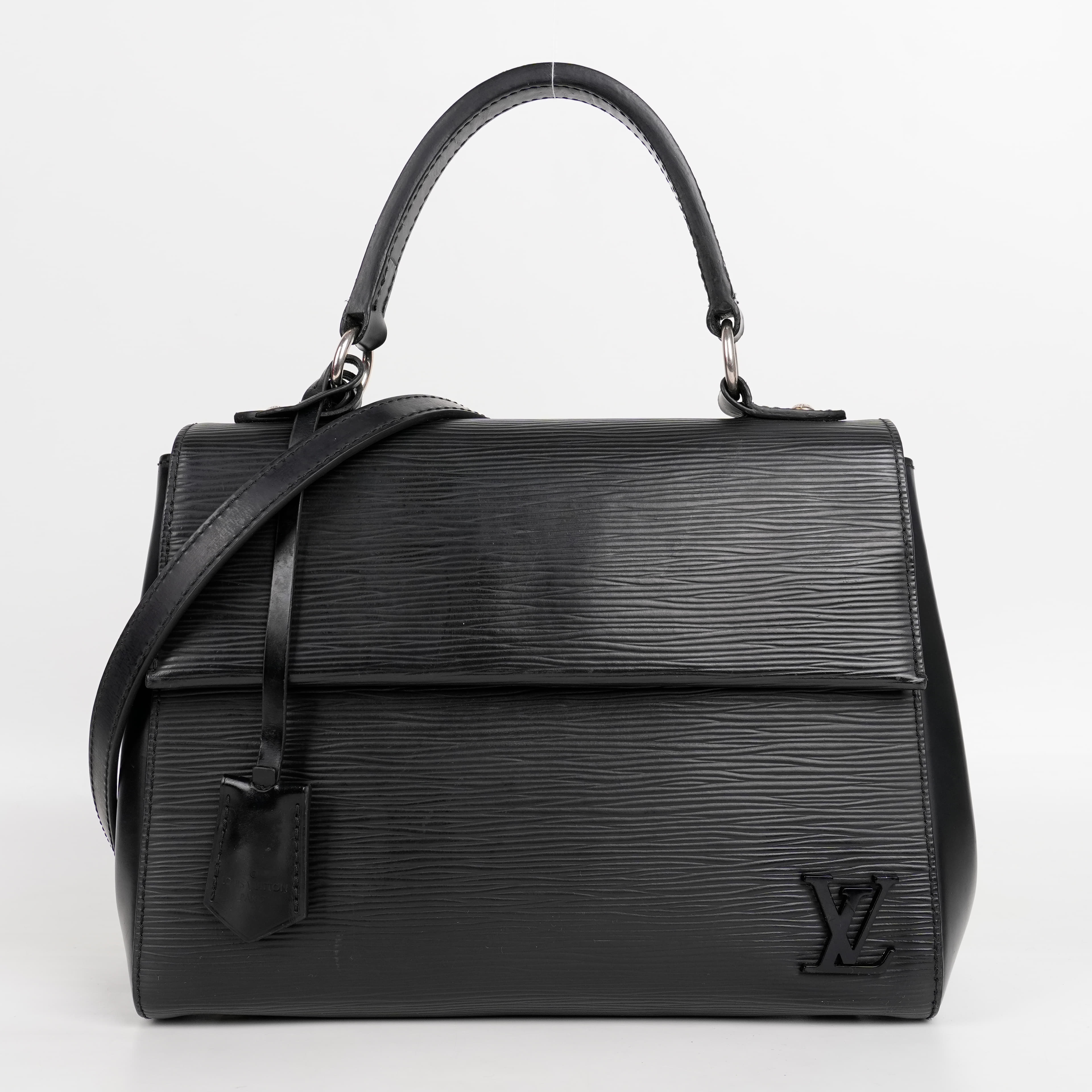 Louis Vuitton Black Cluny Epi Leather BB Handbag