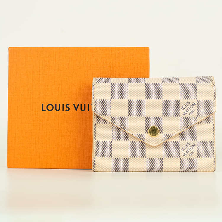Louis Vuitton Damier Azur Canvas Victorine Wallet-Hover-Image