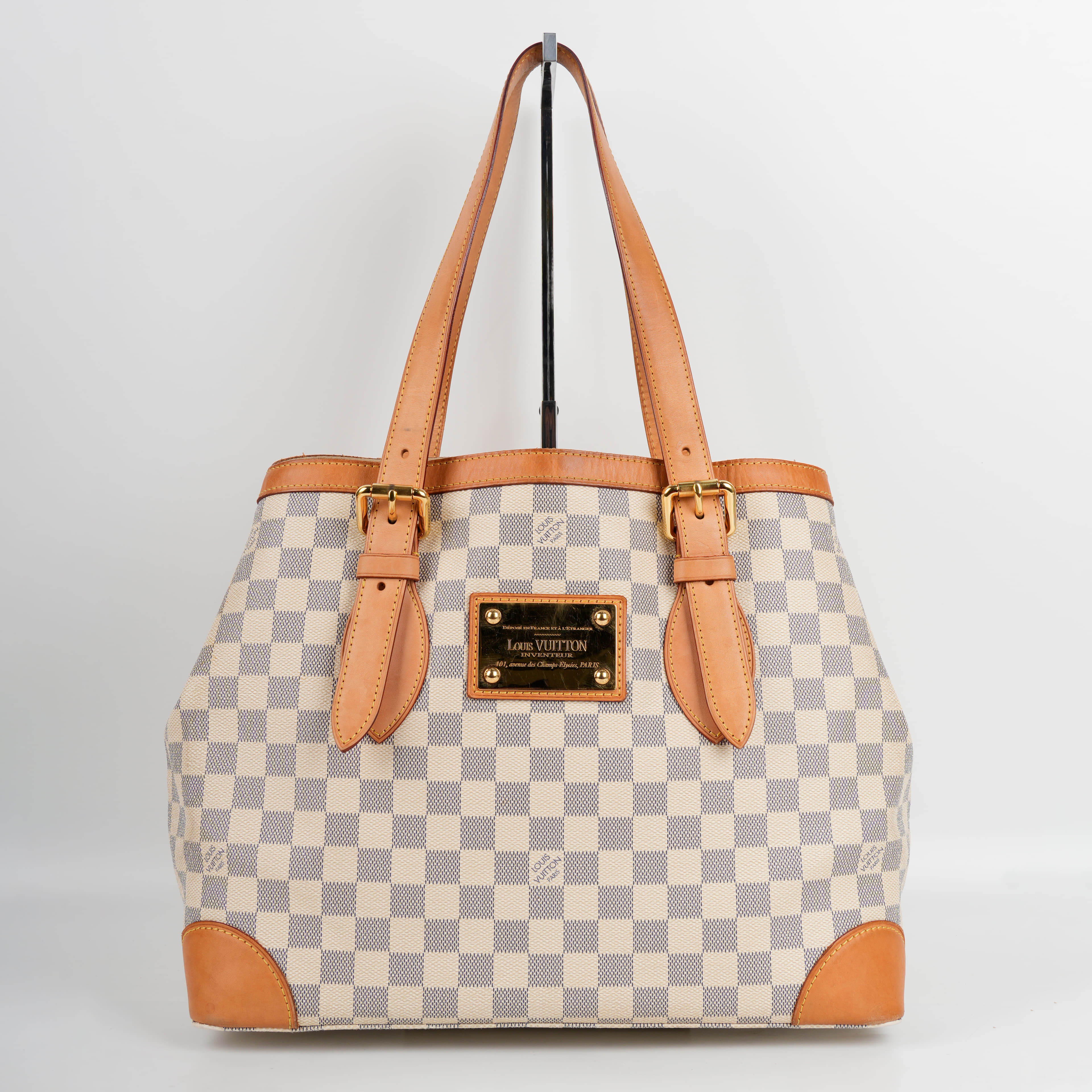Louis Vuitton Damier Azur Hampstead MM Bag