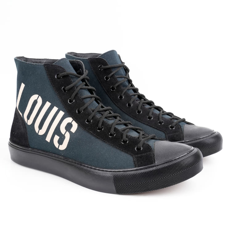Louis Vuitton LV Tattoo Fragment High Top Sneaker Boot-Hover-Image