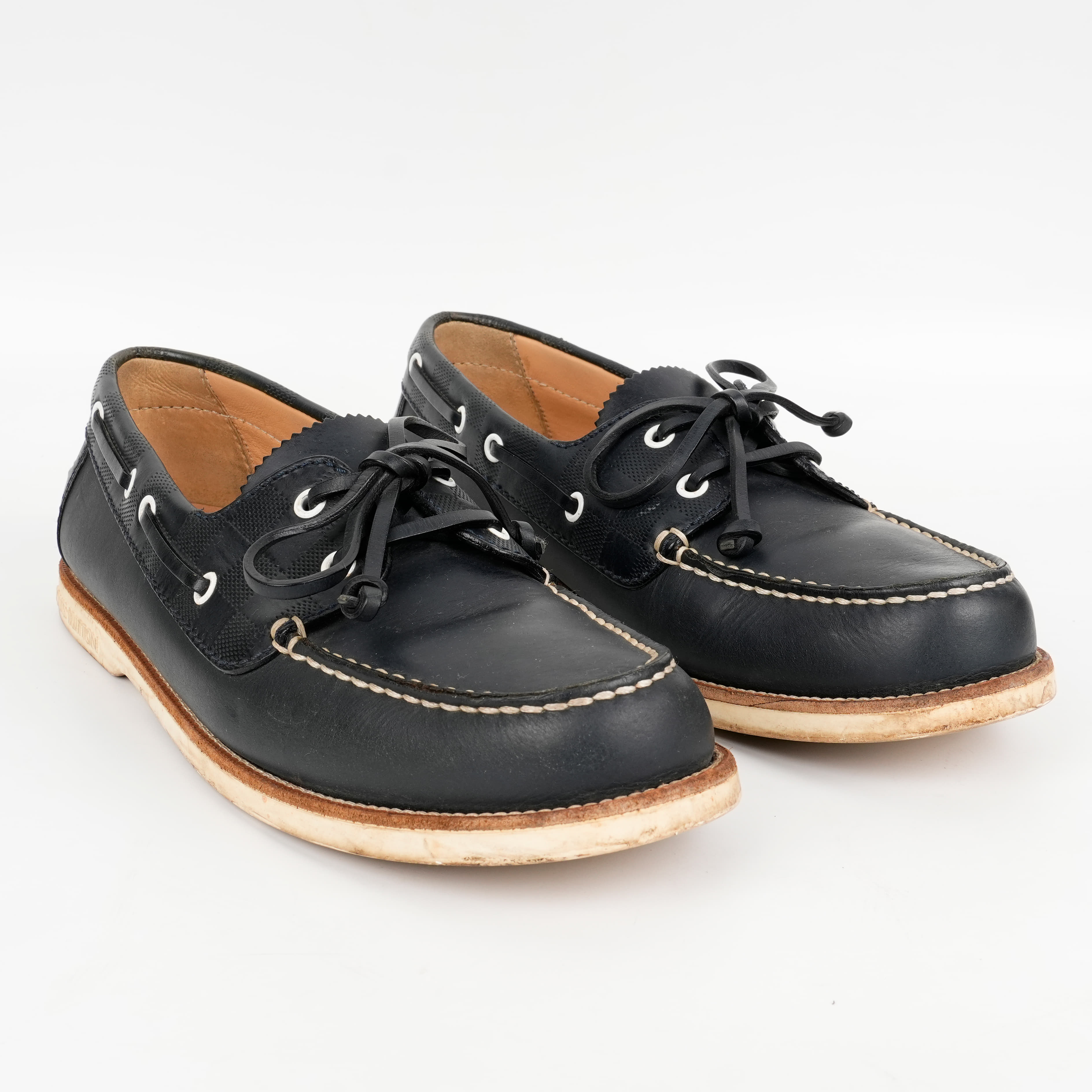 Size 9 - Louis Vuitton Marina Bay Leather Loafers