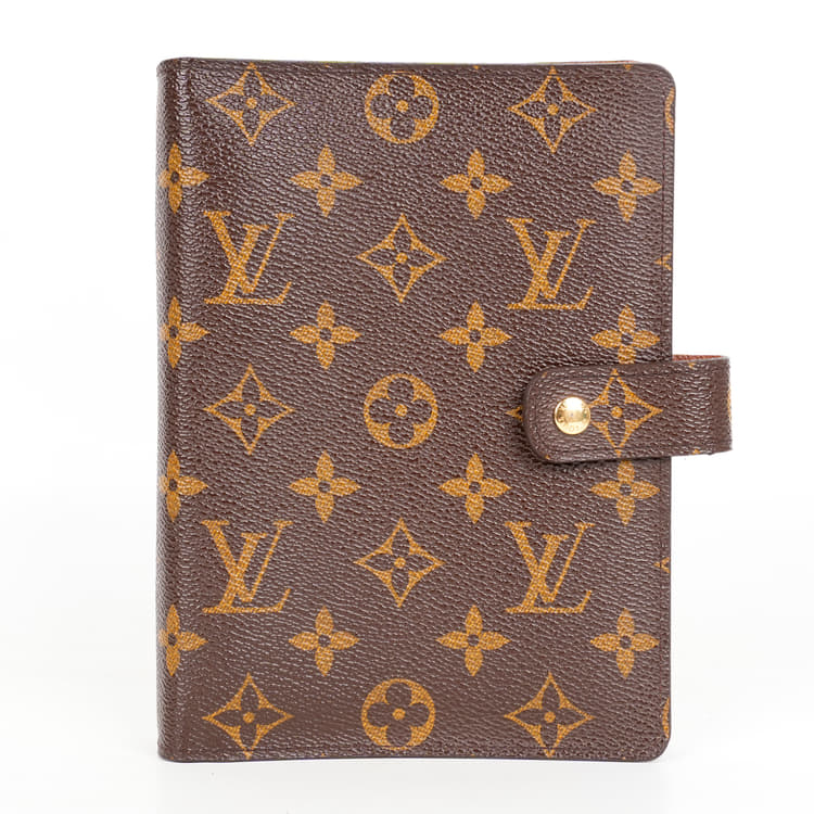 Louis Vuitton Monogram Canvas Agenda Ring Agenda Cover-Hover-Image