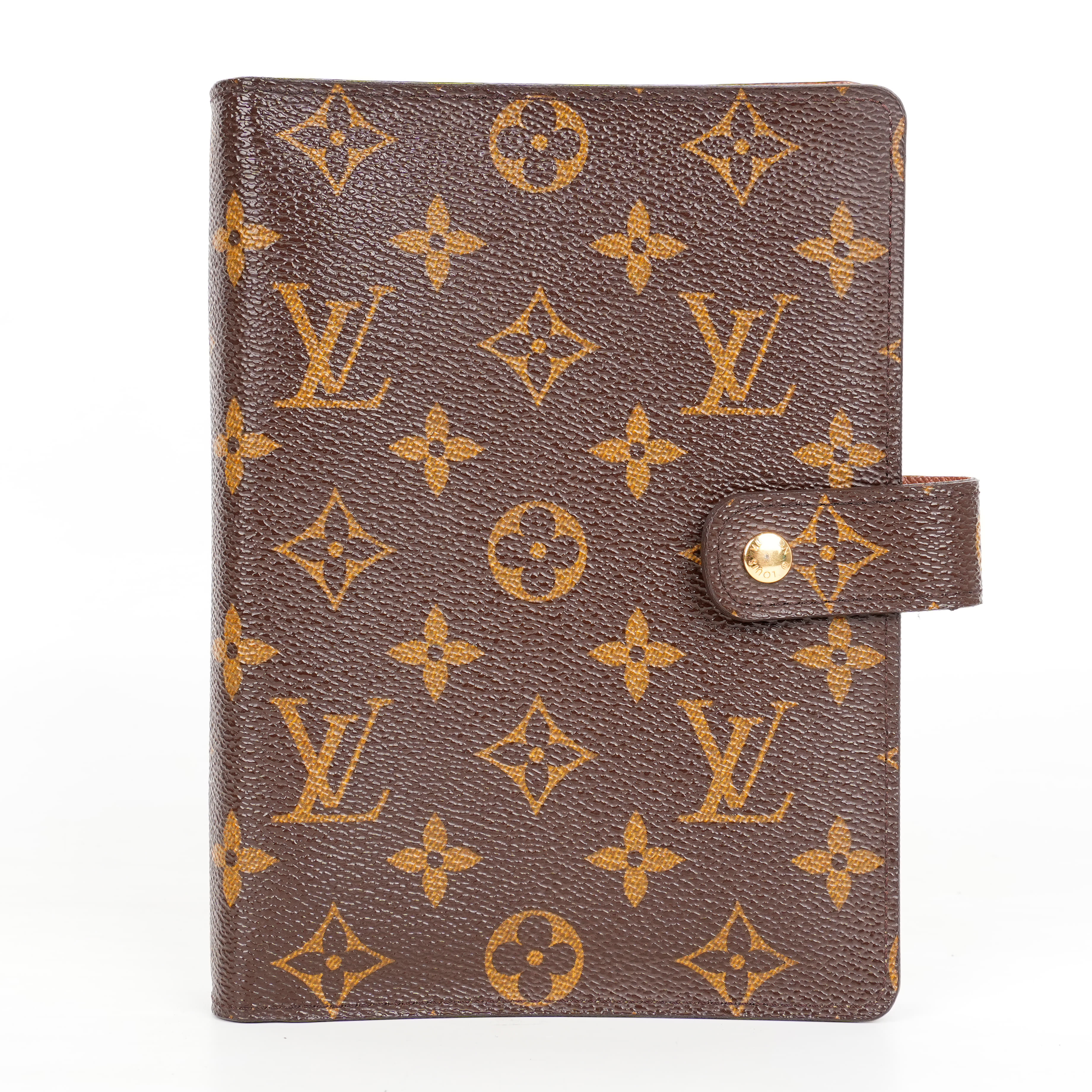 Louis Vuitton Monogram Canvas Agenda Ring Agenda Cover