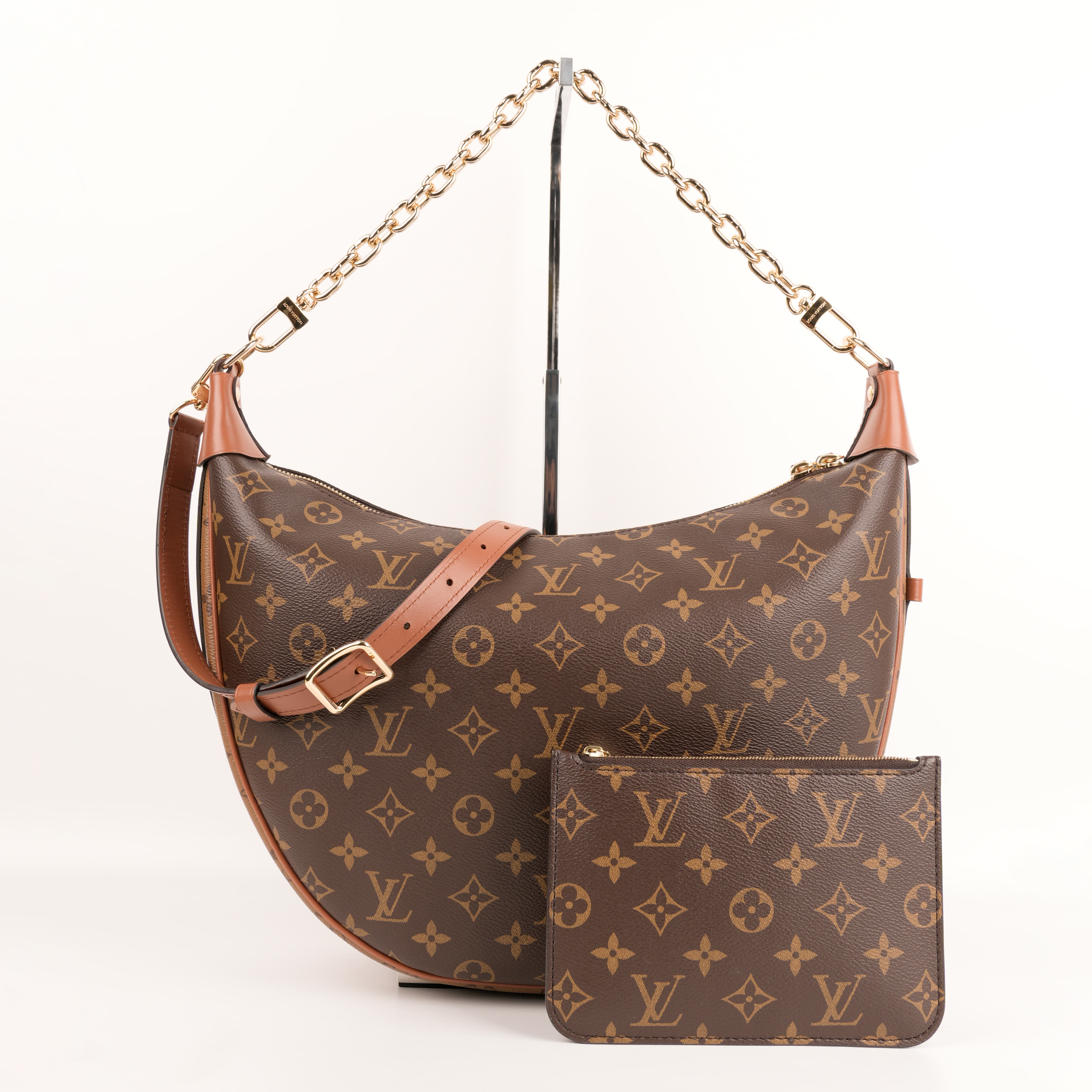 Louis Vuitton Monogram Canvas Loop Hobo Bag