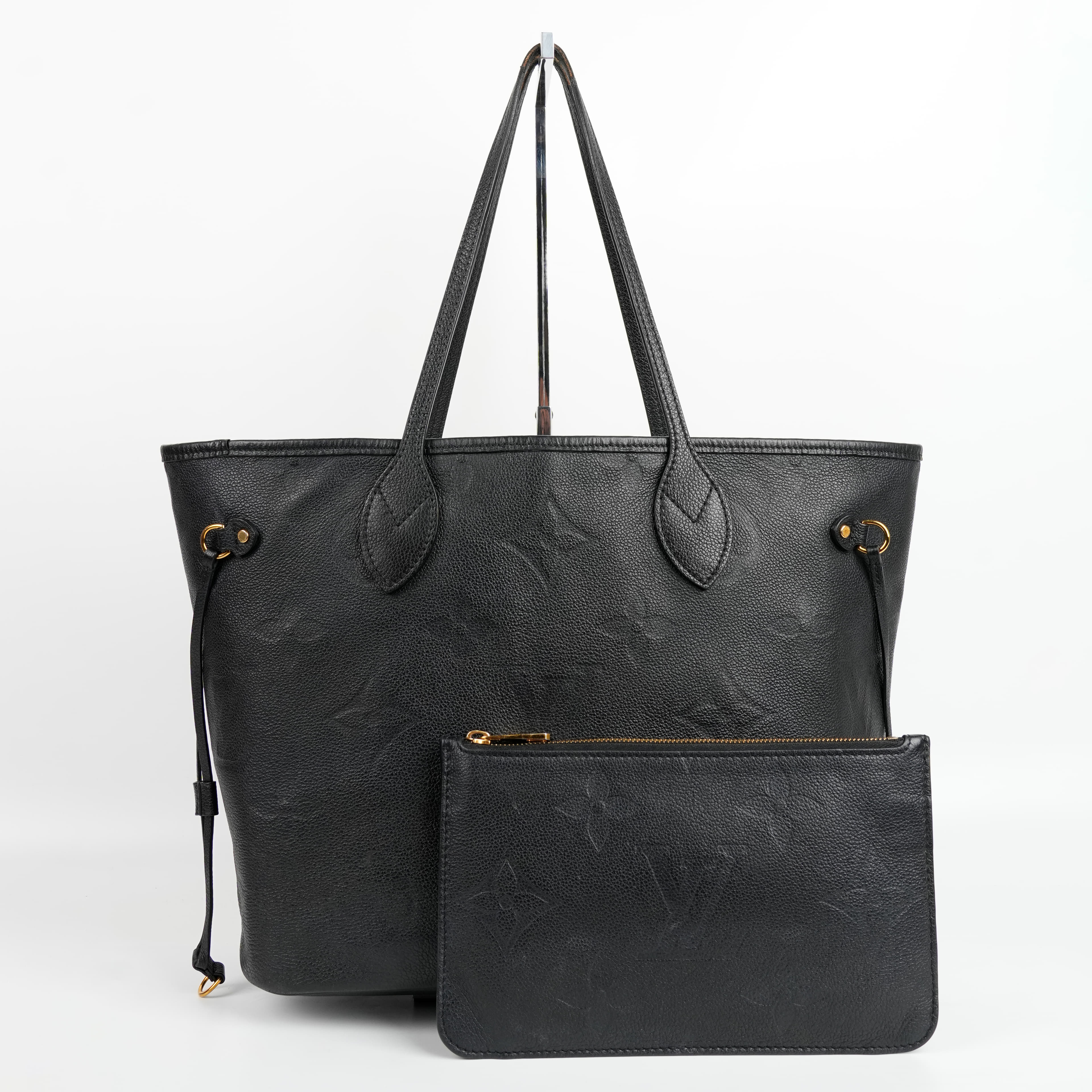 Louis Vuitton Monogram Empreinte Neverfull MM Shoulder Bag