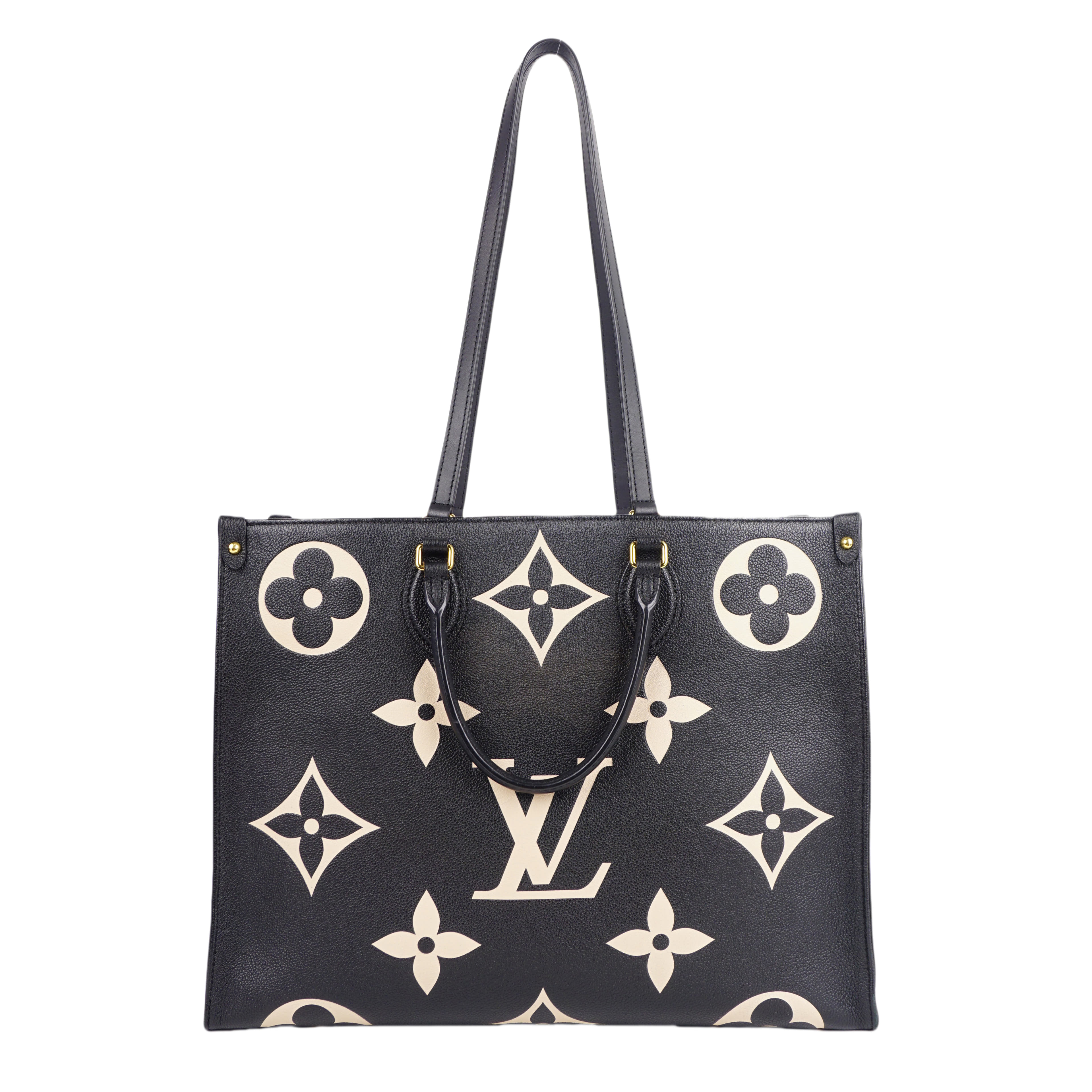 Louis Vuitton On The Go Bicolor Monogram Empreinte Leather GM
