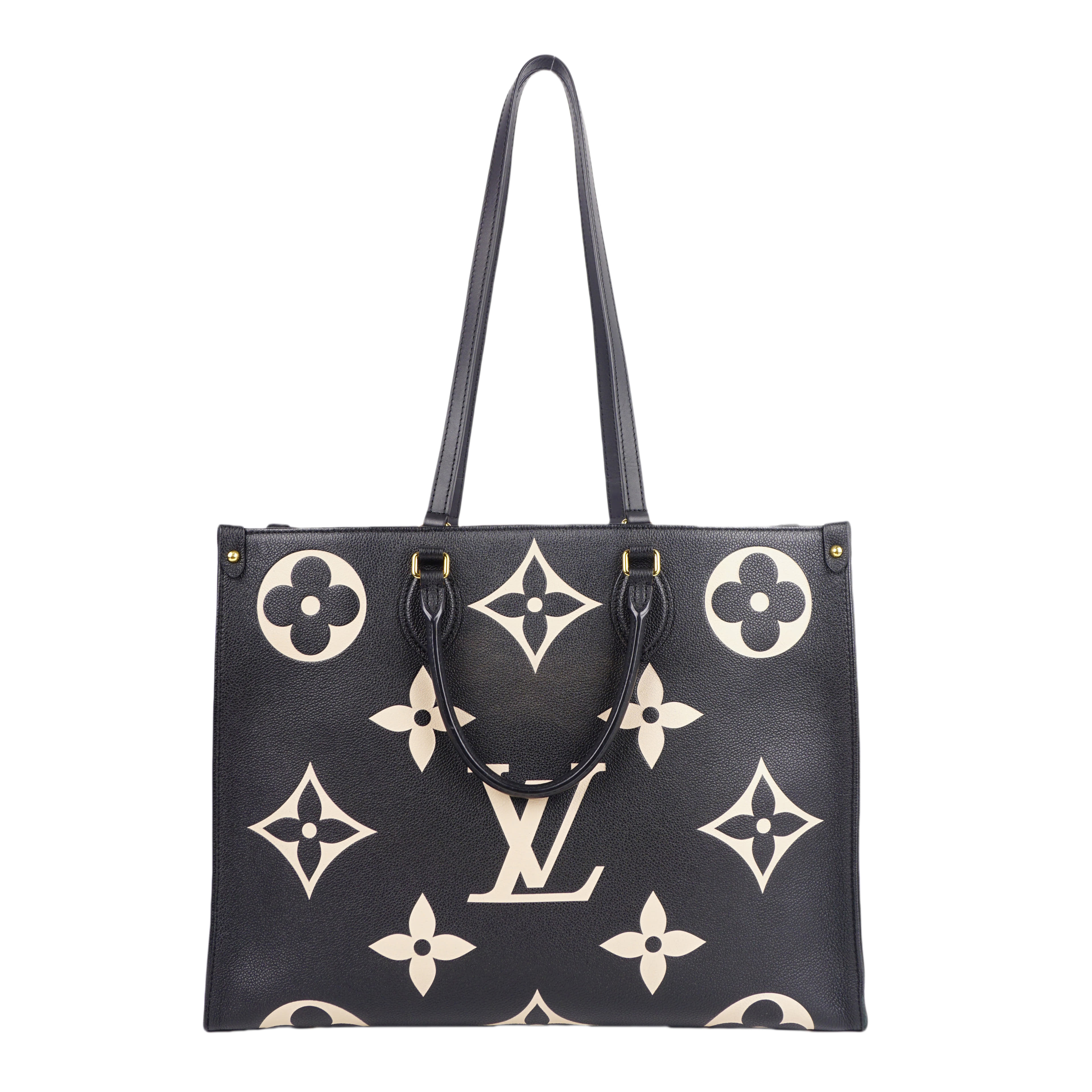 Louis Vuitton Onthego MM Bicolor Monogram Empreinte Leather