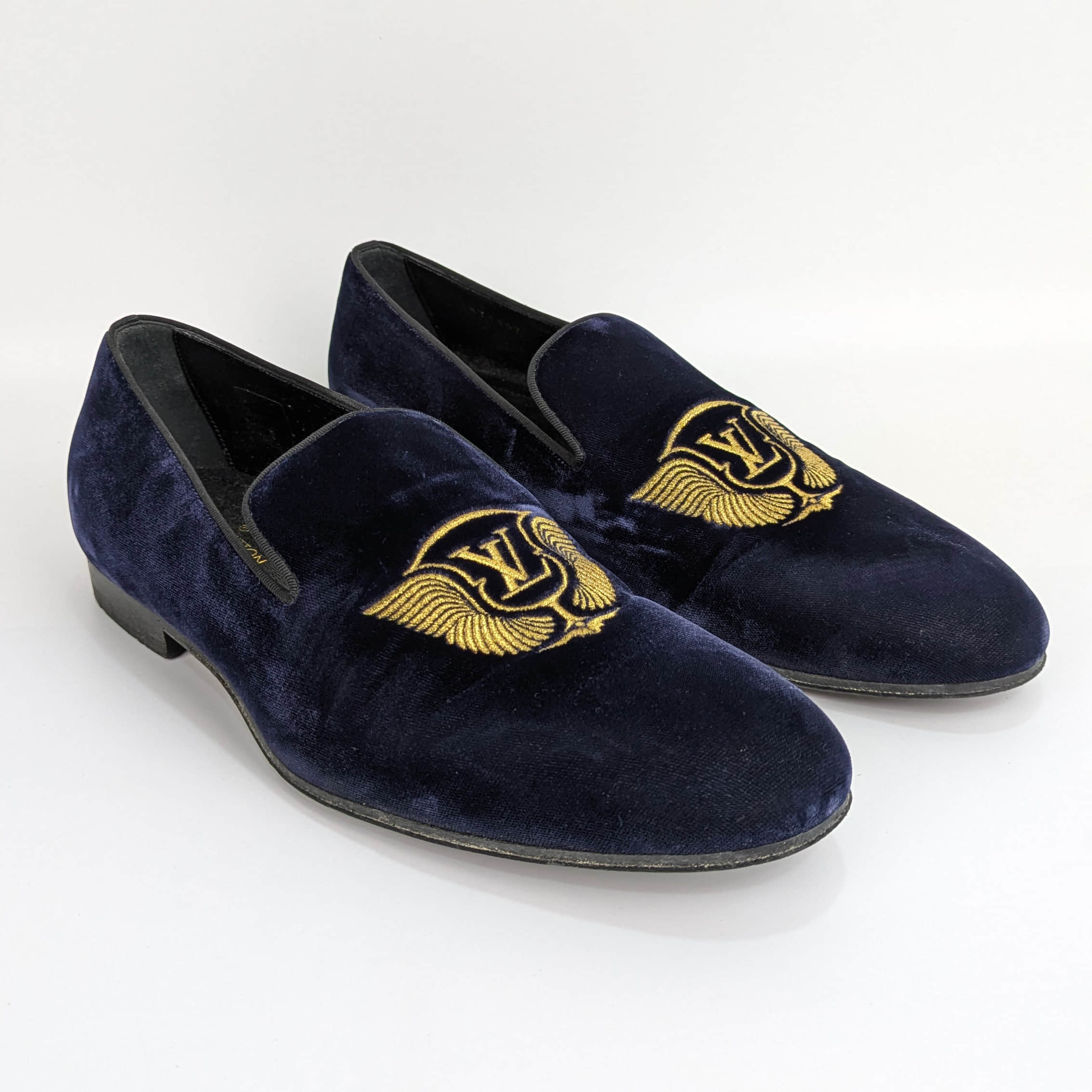 Louis Vuitton Slipper Auteuil Velvet Shoes, Size 6M - Luxepolis India