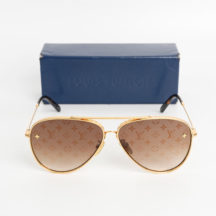 Louis Vuitton The LV Pilot Sunglasses-Hover-Image