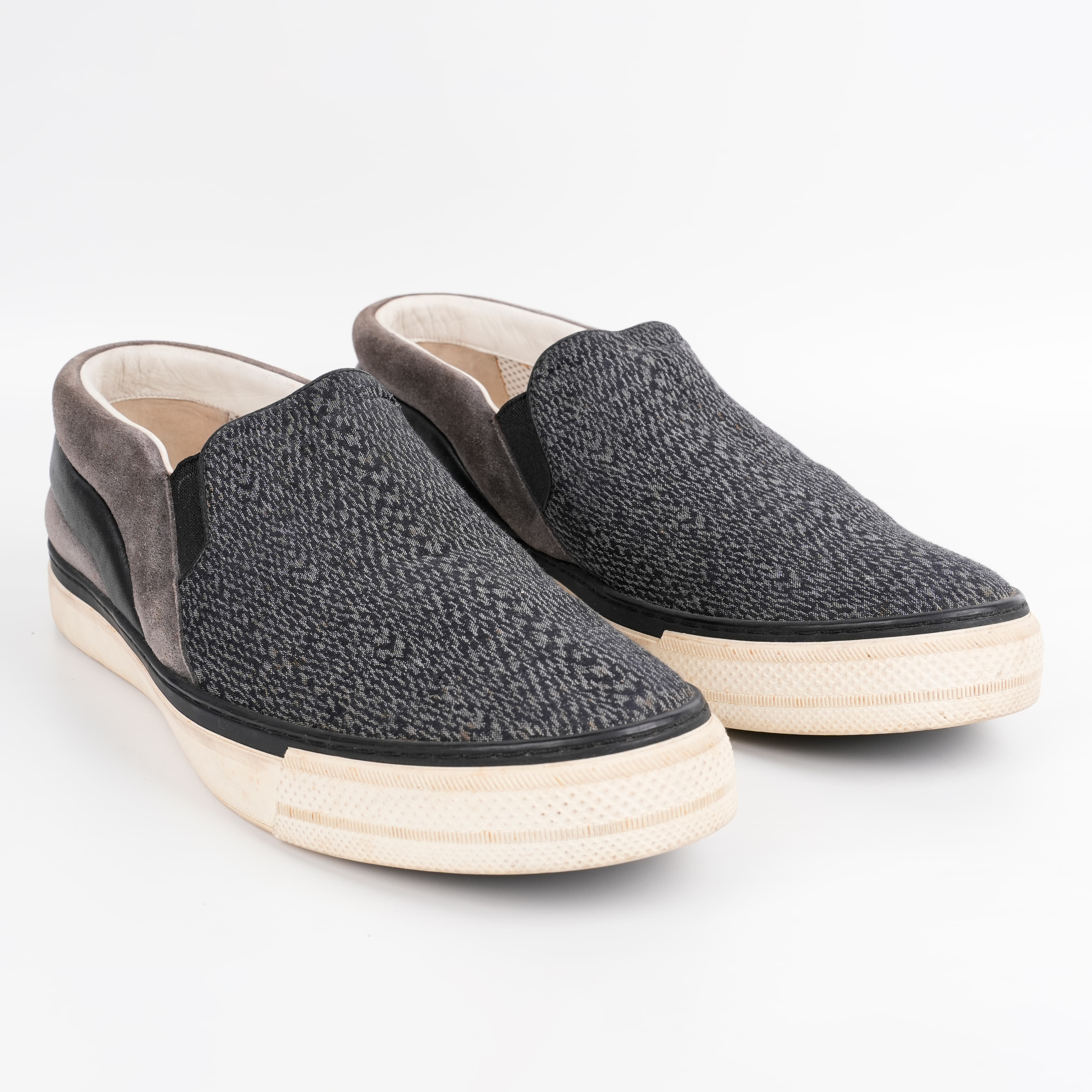 Louis Vuitton Suede and Leather Twister Slip-on Loafer