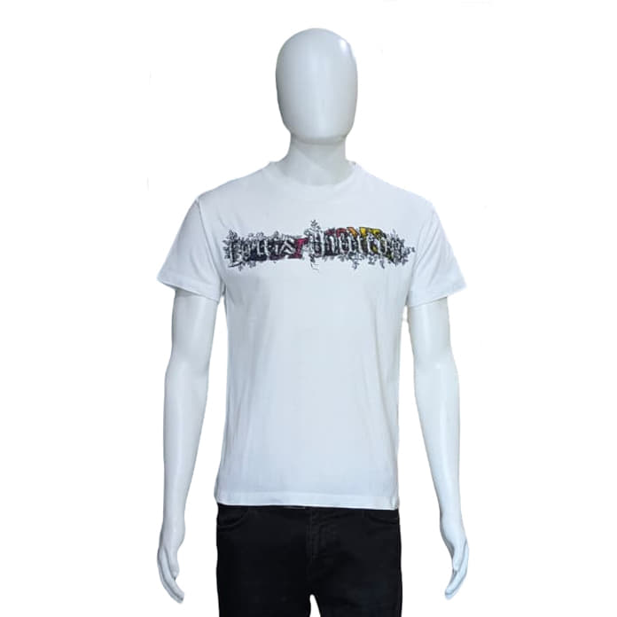 Louis Vuitton White (Ultra Rare) Virgil Abloh Wizard Oz Spiral Tee Shirt