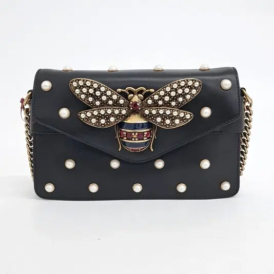 Gucci Broadway Metal Bee Shoulder Bag (453778)