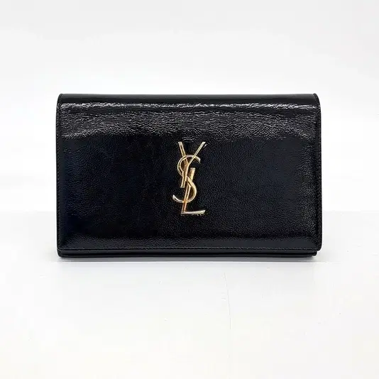 Saint Laurent Patent Monogram Chain Clutch & Crossbody (377829)-Hover-Image
