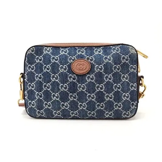 Gucci Denim Interlocking Crossbody Bag (699133)-Hover-Image