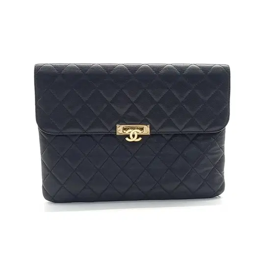 Chanel Caviar Flap Clutch New Medium