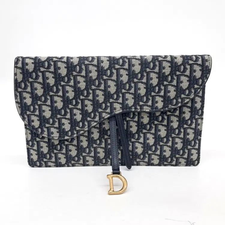 Dior Oblique Saddle Pouch S5698-Hover-Image