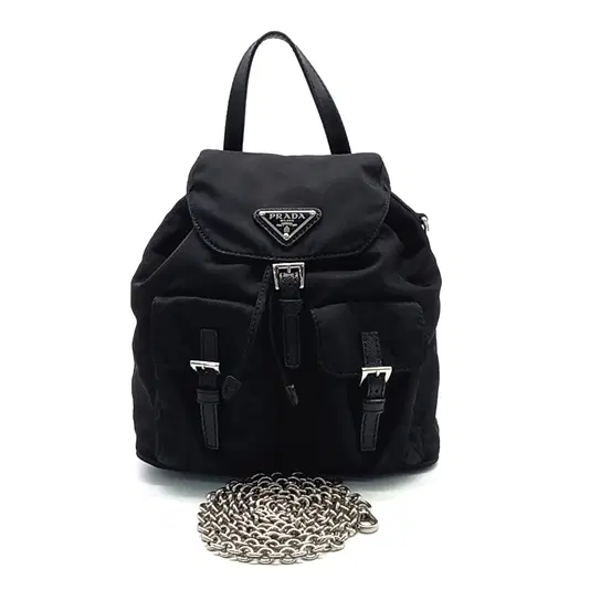 Prada Re-Nylon Mini Chain Crossbody (1BH029)