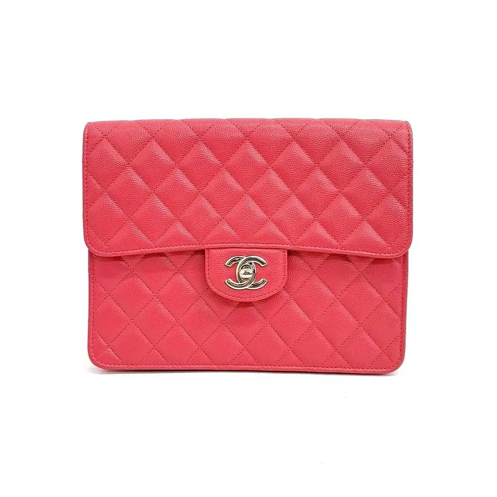 Chanel Caviar Flap Clutch