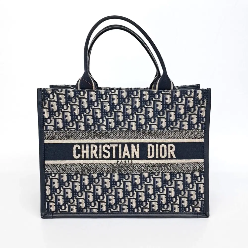 Christian Dior Oblique Book Tote Bag Medium M1324
