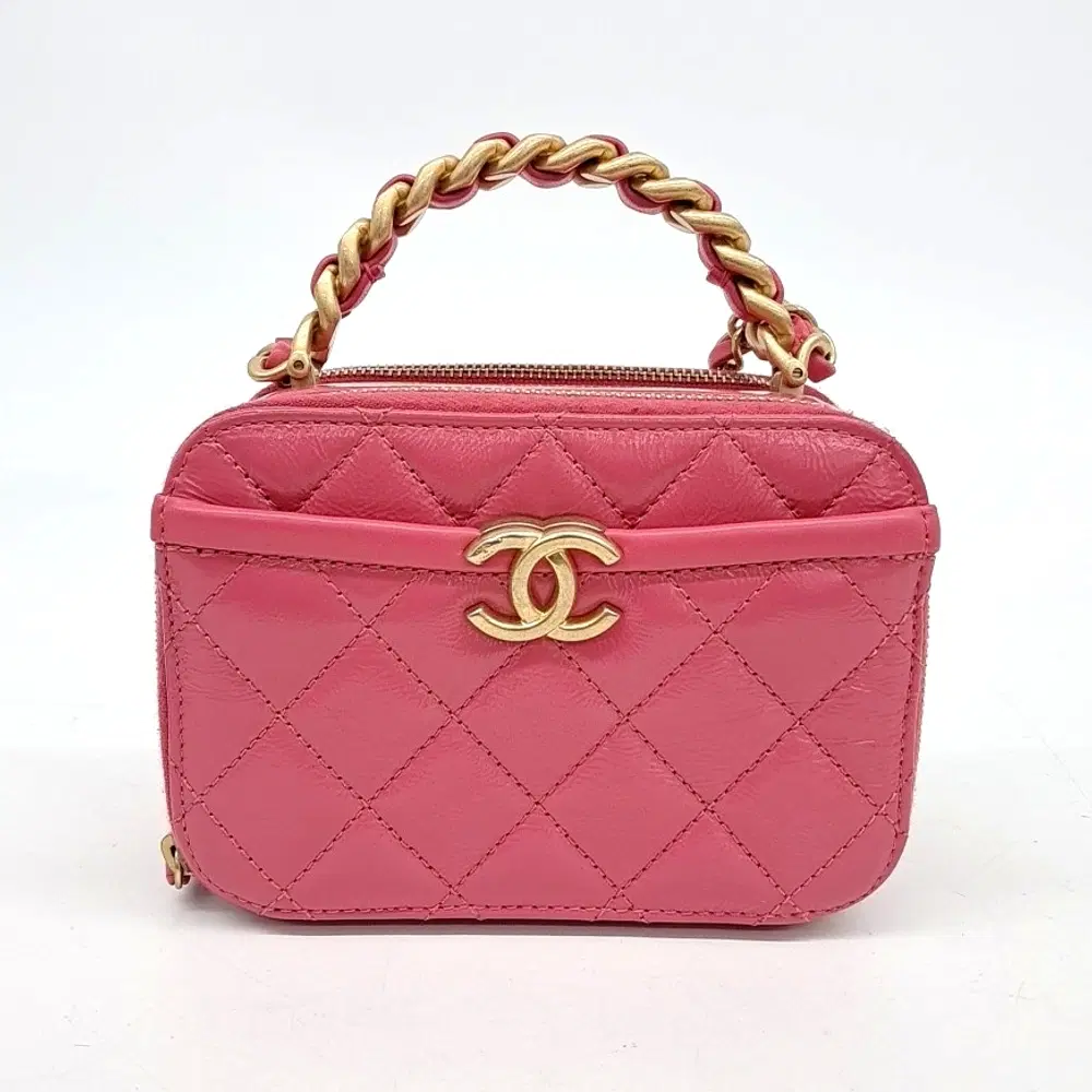 Chanel top-handle mini crossbody bag