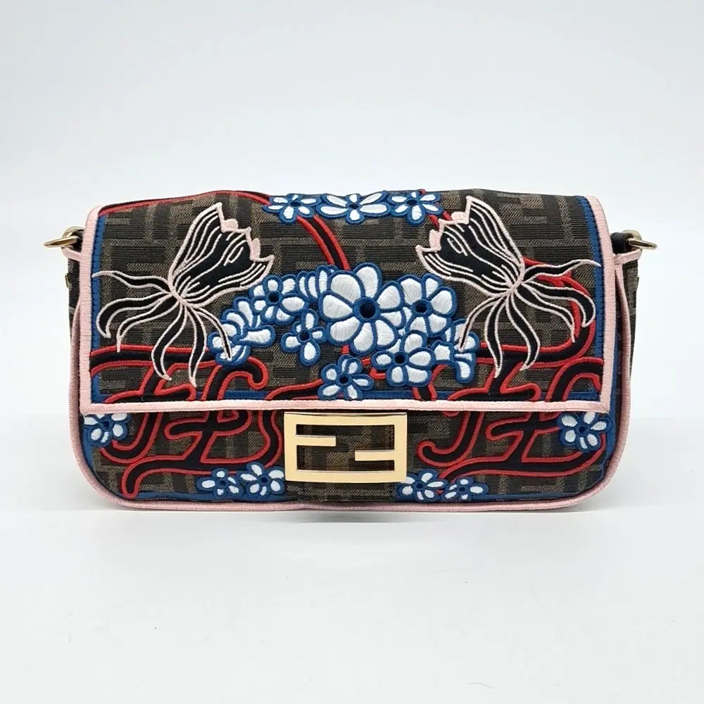 Fendi Zucca Baguette Bag (8BR600)