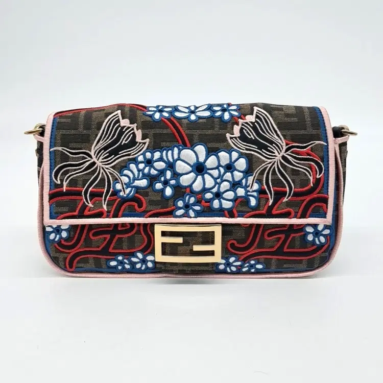 Fendi Zucca Baguette Bag (8BR600)-Hover-Image