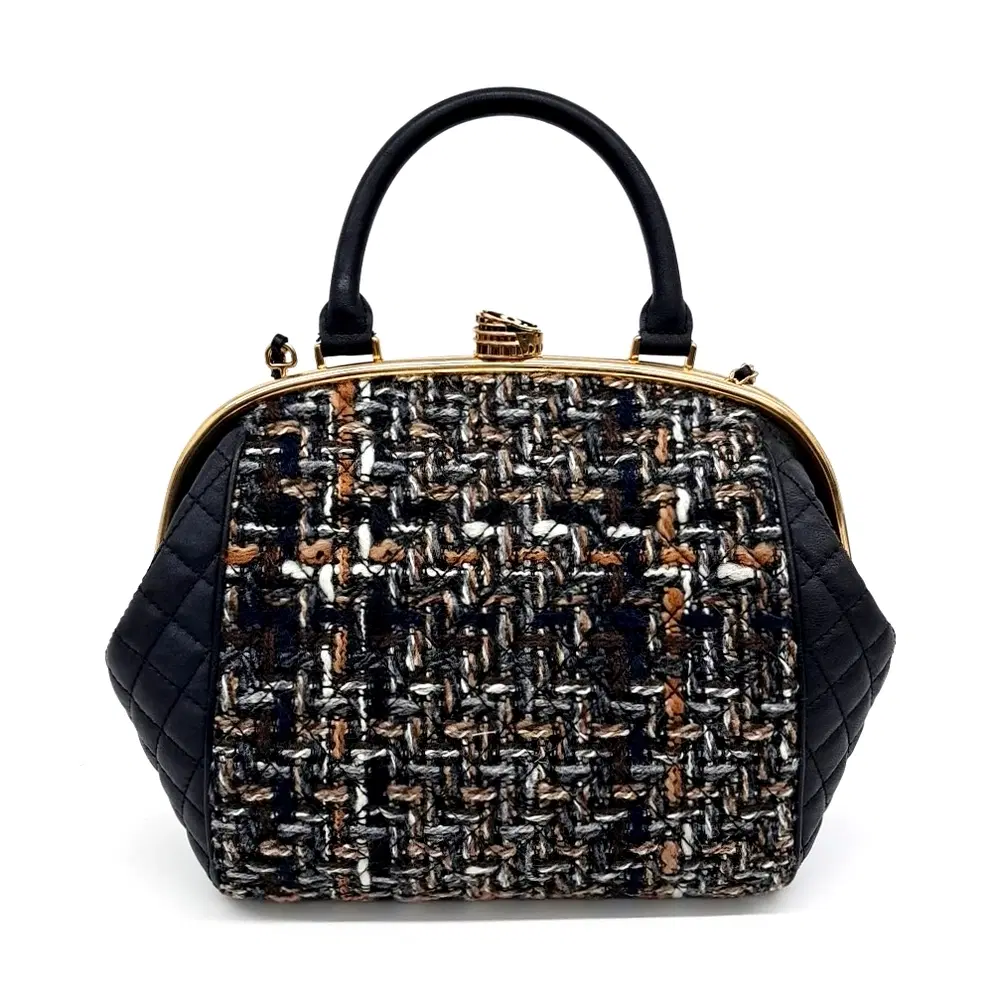 Chanel Tweed Tote and Shoulder Bag