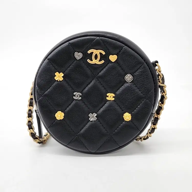 Chanel charm round mini crossbody bag-Hover-Image