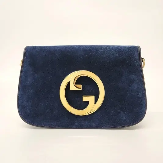 Gucci Suede Blondie Shoulder Bag (699268)